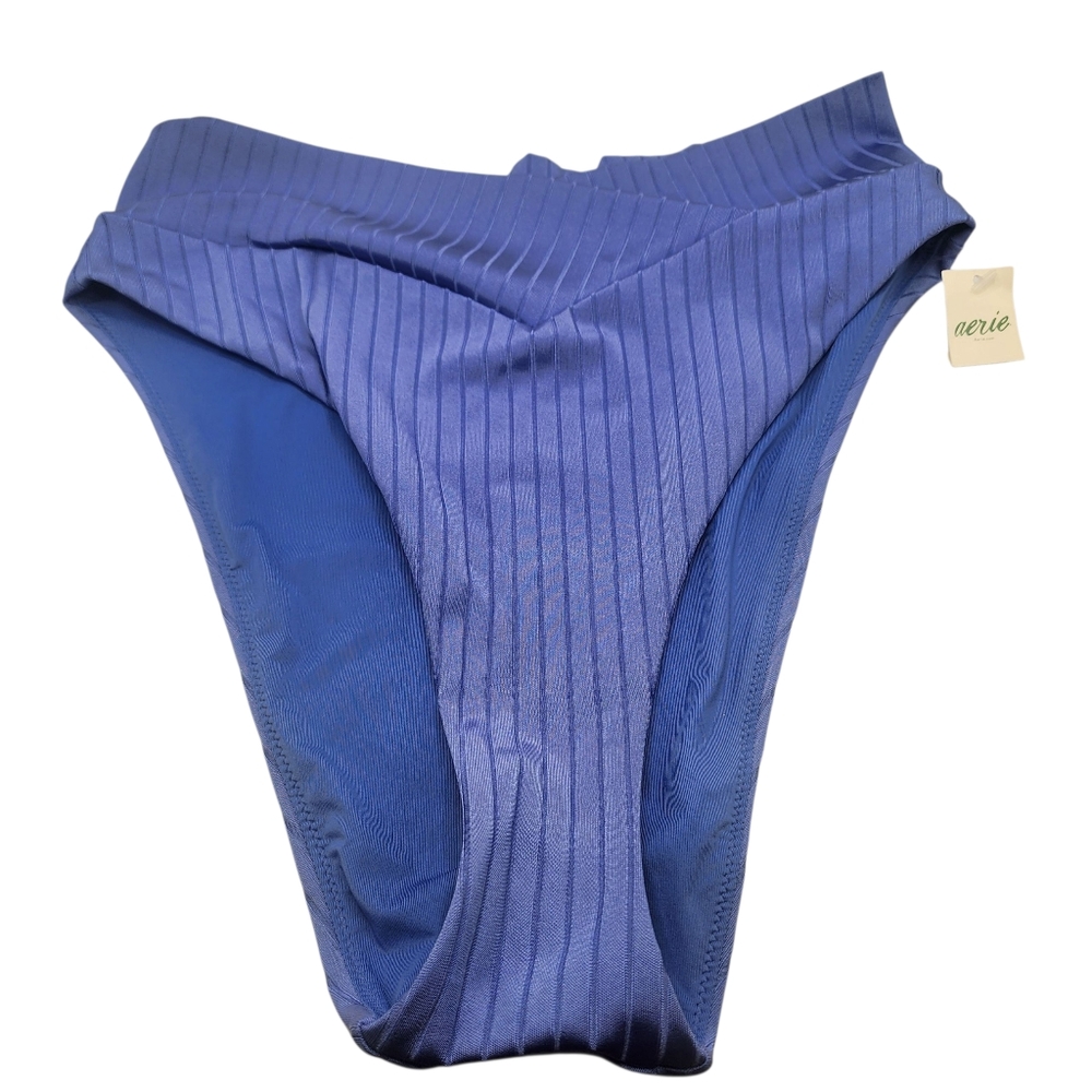 Aerie Blueish Purple High Waisted High‎ Cut Cheeky Nwt
